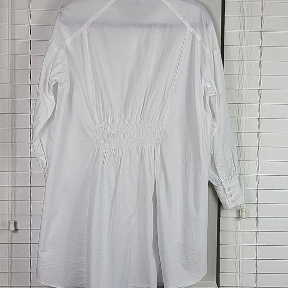 Walter Baker Crisp White Shirt. Size M - Picture 5 of 5